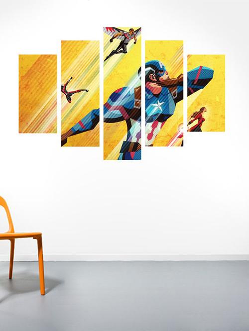 impression wall civil war artwork wall sticker - 13427020 - Very Small Image - 1