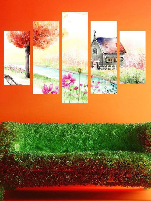 impression wall ideal home land painting wall sticker - 13427024 - Very Small Image - 1