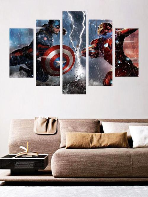 impression wall captain america wall sticker - 13427032 - Very Small Image - 1