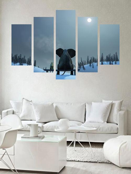 impression wall fummy elephant wall sticker - 13427063 - Very Small Image - 1