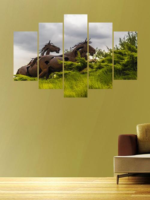 impression wall running wild horses wall sticker - 13427116 - Very Small Image - 1