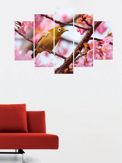 impression wall yellow bird wall sticker - 13427131 - Very Small Image - 1