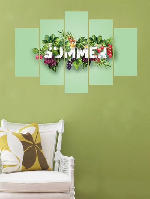 impression wall summer wall sticker - 13427134 - Very Small Image - 1