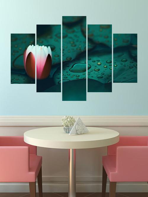 impression wall water lily wall sticker - 13427137 - Very Small Image - 1