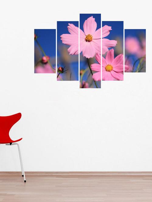 impression wall pink cosmos wall sticker - 13427140 - Very Small Image - 1