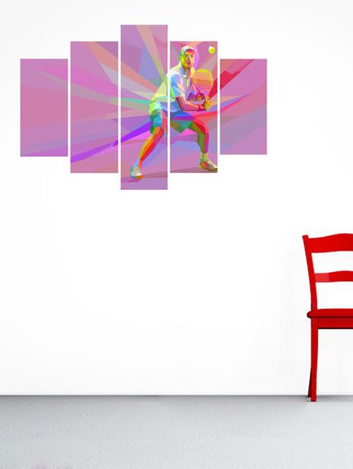 impression wall tennis wall sticker - 13427144 - Very Small Image - 1