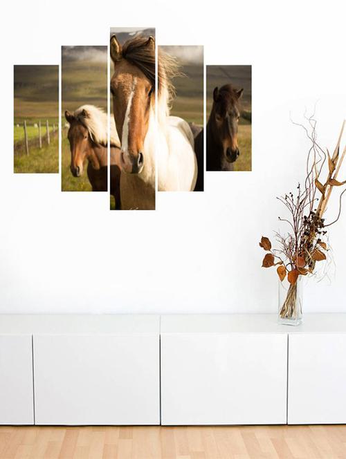 impression wall iceland horses wall sticker - 13427161 - Very Small Image - 1