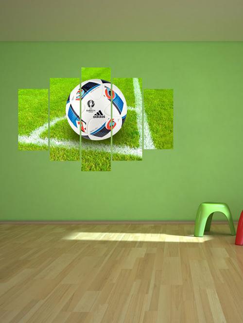 impression wall football green wall sticker - 13427180 - Very Small Image - 1