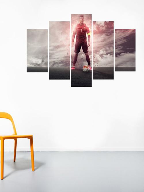 impression wall ronaldo wall sticker - 13427185 - Very Small Image - 1