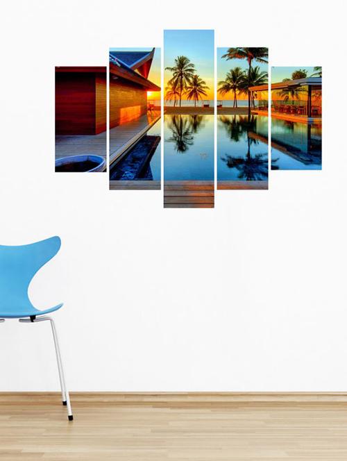impression wall beautiful house wall sticker - 13427209 - Very Small Image - 1
