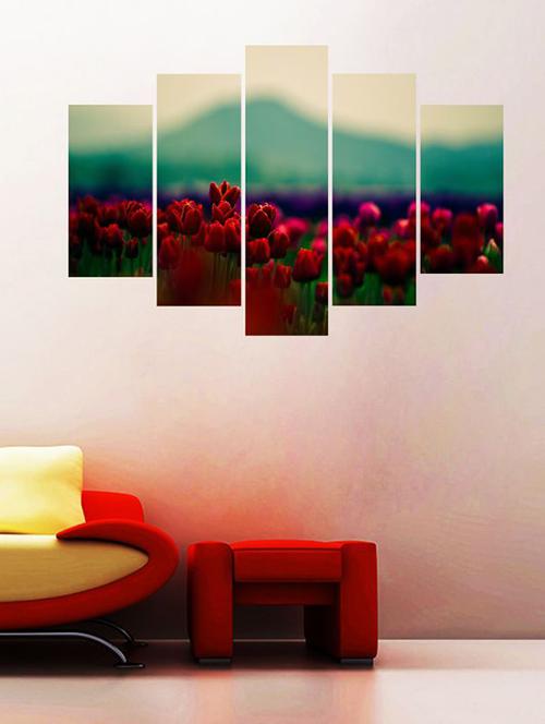 impression wall roses wall sticker - 13427215 - Very Small Image - 1