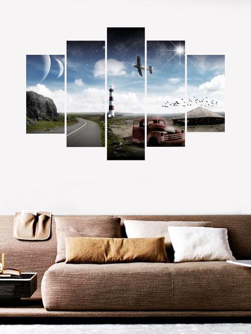 impression wall beautiful background wall sticker - 13427218 - Very Small Image - 1
