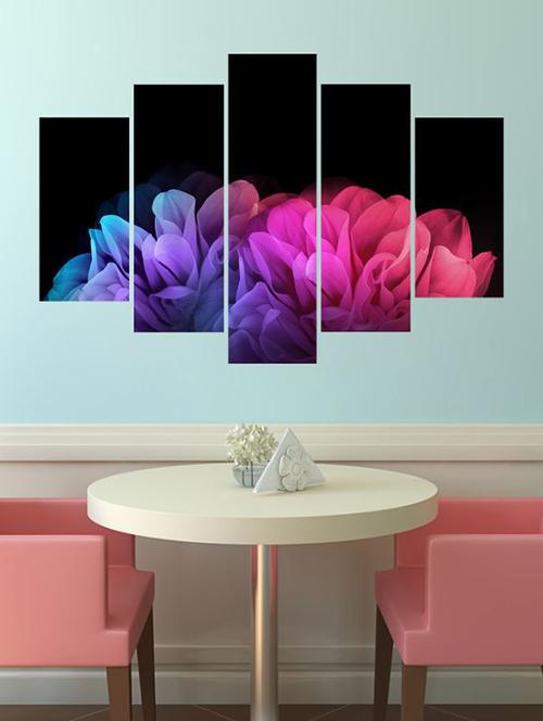 impression wall colorful roses wall sticker - 13427220 - Very Small Image - 1