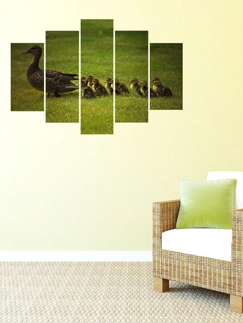 impression wall mom & baby ducks wall sticker - 13427250 - Very Small Image - 1