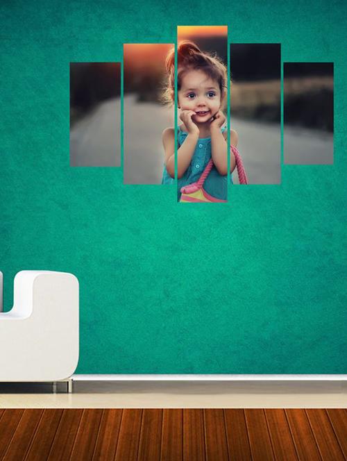impression wall cutee girl wall sticker - 13427301 - Very Small Image - 1