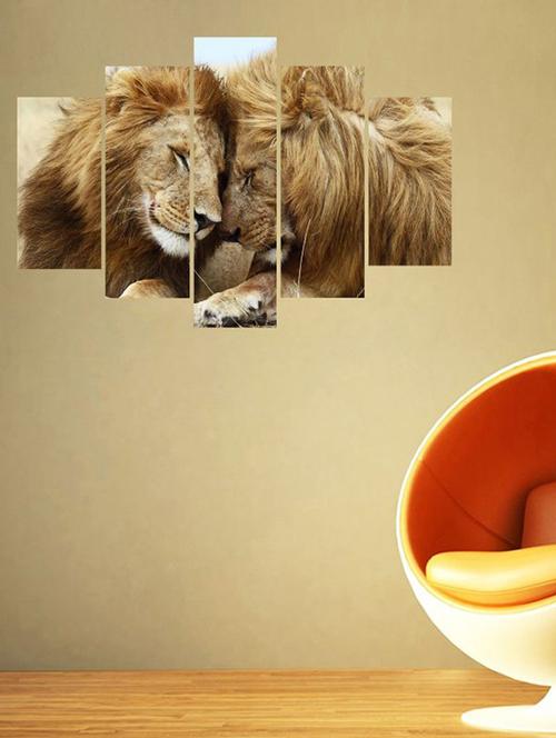 impression wall lions love wall sticker - 13427305 - Very Small Image - 1