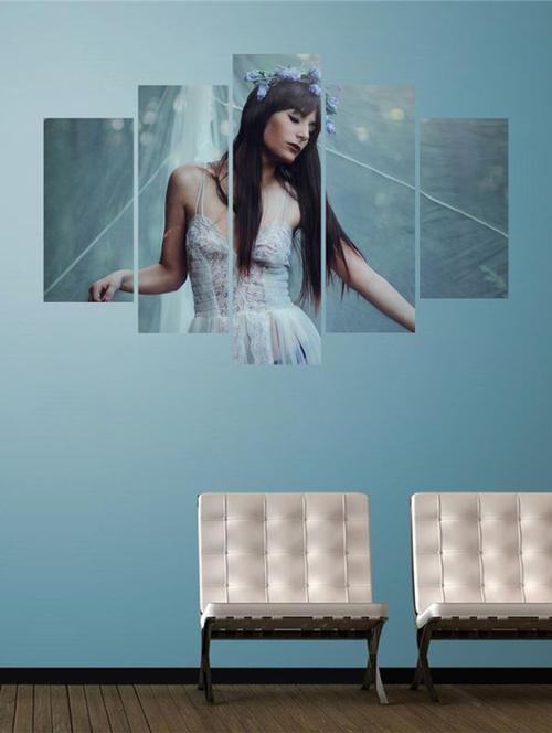 impression wall girl wall sticker - 13427320 - Very Small Image - 1