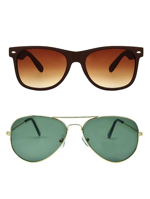 zyaden combo of two sunglasses wayfarer & aviator - 13427342 - Very Small Image - 1