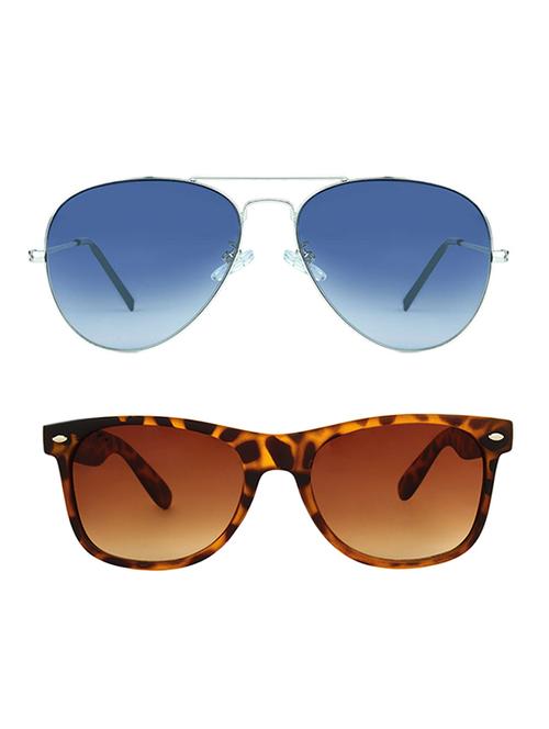 zyaden combo of two sunglasses wayfarer & aviator - 13427345 - Very Small Image - 1