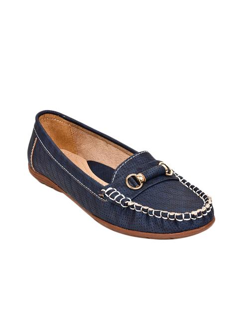 blue fabric slip on loafers - 13428384 - Very Small Image - 1