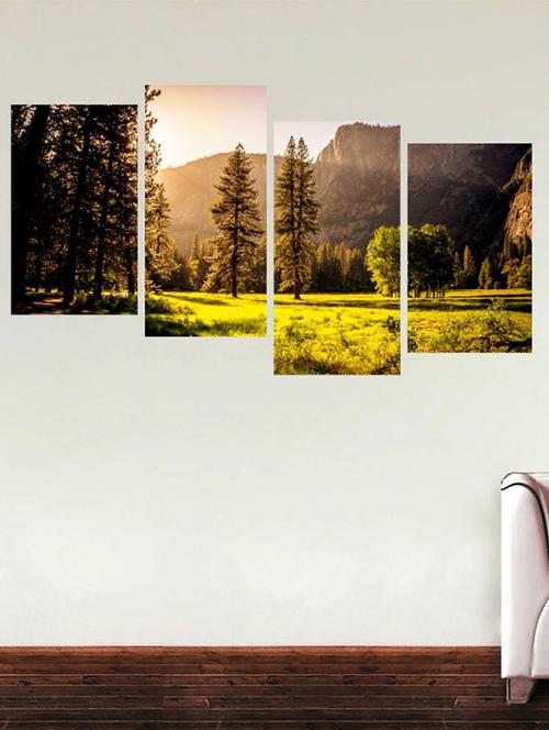 impression wall nature 4 pieces vinyl wall stickers - 13429891 - Very Small Image - 1