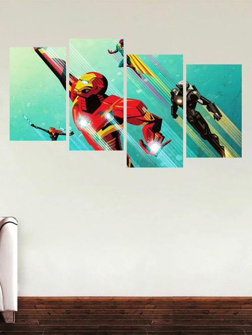impression wall iron man 4 pieces vinyl wall stickers - 13429904 - Very Small Image - 1