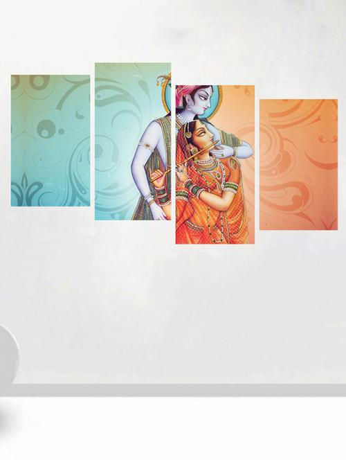 impression wall krishna 4 pieces vinyl wall stickers - 13429917 - Very Small Image - 1