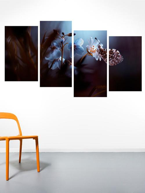 impression wall 4 pieces wall sticker - 13429924 - Very Small Image - 1