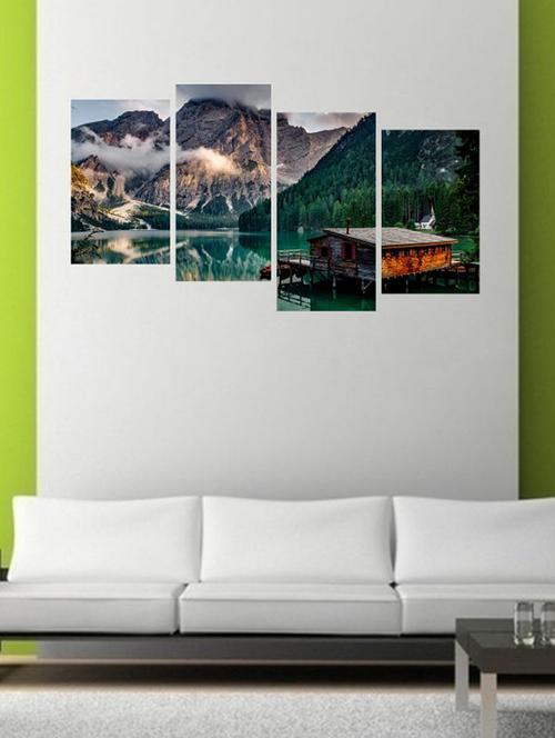 impression wall 4 pieces wall sticker - 13429929 - Very Small Image - 1