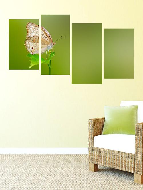 impression wall 4 pieces wall sticker - 13429931 - Very Small Image - 1
