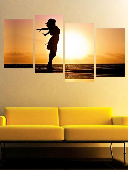 impression wall 4 pieces wall sticker - 13429933 - Very Small Image - 1