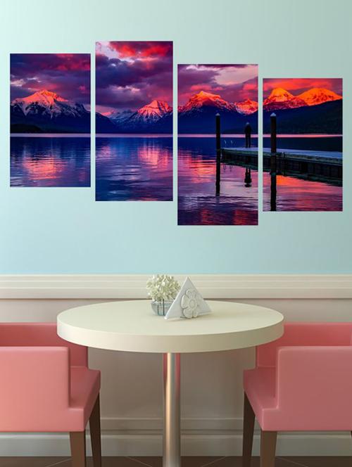 impression wall 4 pieces wall sticker - 13429934 - Very Small Image - 1