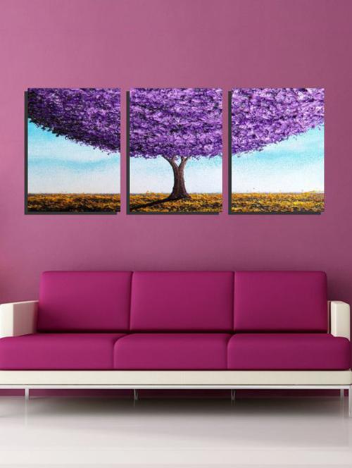 impression wall nature 3 pieces vinyl wall sticker - 13429937 - Very Small Image - 1