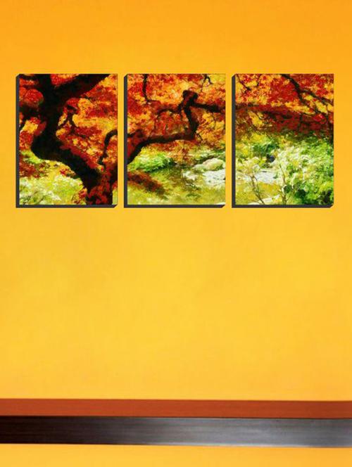 impression wall nature 3 pieces vinyl wall sticker - 13429941 - Very Small Image - 1