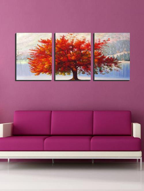 impression wall nature 3 pieces vinyl wall sticker - 13429946 - Very Small Image - 1
