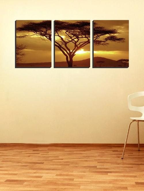impression wall nature 3 pieces vinyl wall sticker - 13429958 - Very Small Image - 1