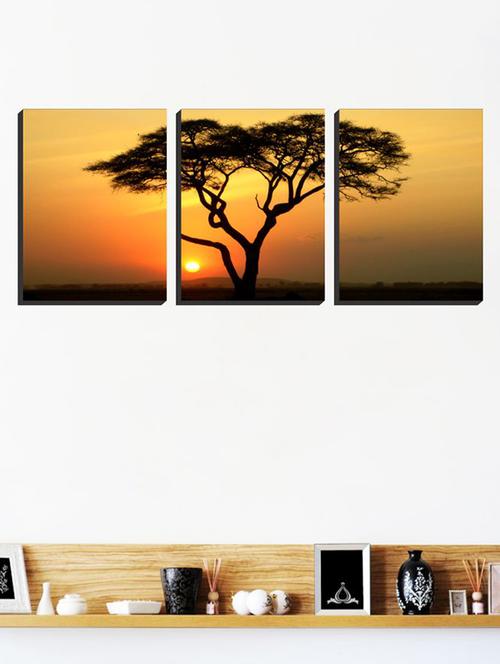 impression wall nature 3 pieces vinyl wall sticker - 13429962 - Very Small Image - 1