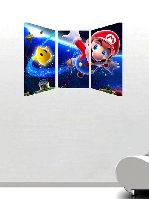 impression wall mario 3 pieces wall sticker - 13429973 - Very Small Image - 1