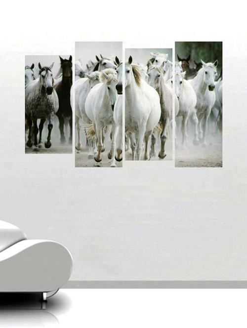 impression wall horses 3 pieces wall sticker - 13429977 - Very Small Image - 1