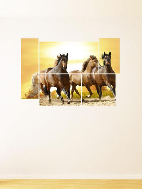 impression wall horses 3 pieces wall sticker - 13429981 - Very Small Image - 1