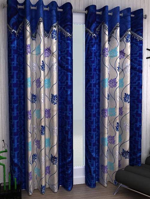 home fantasy set of 2 designer long door curtain - 13430472 - Very Small Image - 1