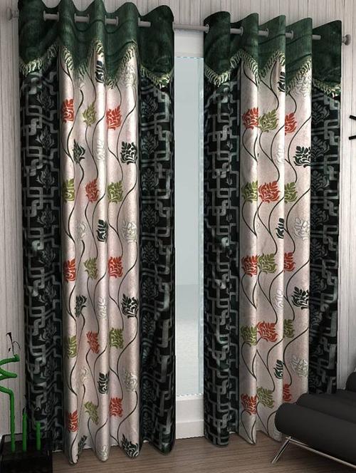 home fantasy set of 2 designer long door curtain - 13430473 - Very Small Image - 1