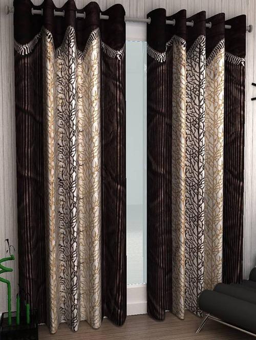 home fantasy set of 2 designer long door curtain - 13430479 - Very Small Image - 1