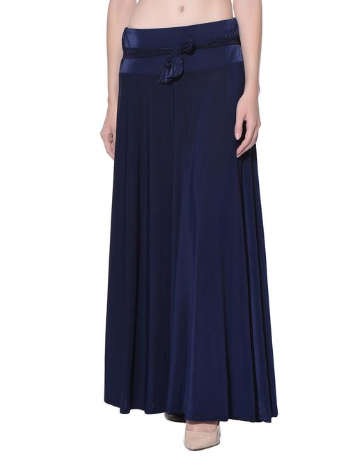 dark blue lycra skirt - 13431375 - Very Small Image - 1