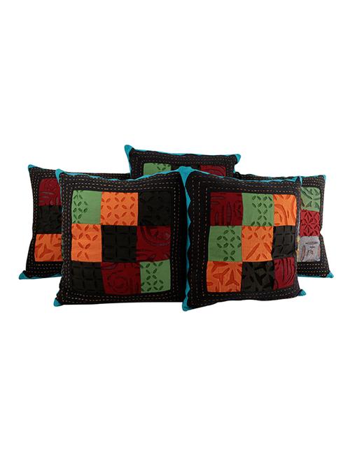 rajrang set of 5 cotton cushion cover - 13434109 - Very Small Image - 1