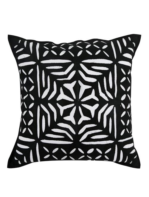 rajrang applique work single pcs. cotton patch work cushion cover - 13435254 - Very Small Image - 1