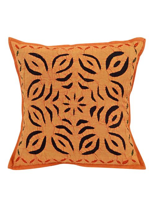 rajrang applique work single pcs. cotton abstract cushion cover - 13435262 - Very Small Image - 1