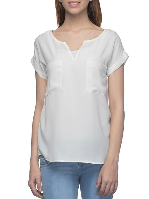 turn up sleeved pocket patch top - 13435496 - Very Small Image - 1