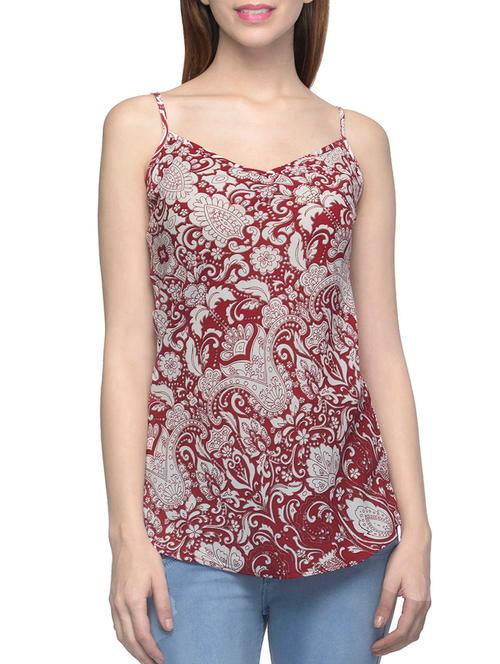 red printed regular top - 13435503 - Very Small Image - 1