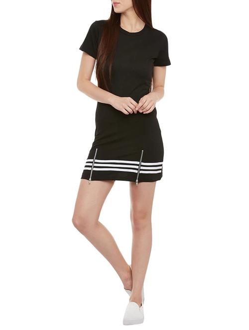 black cotton sheath dress - 13435807 - Very Small Image - 1